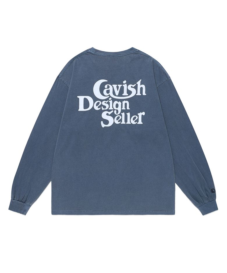 PIGMENT SELLER LOGO LS TEE BLUE(CV2ESUT552A)