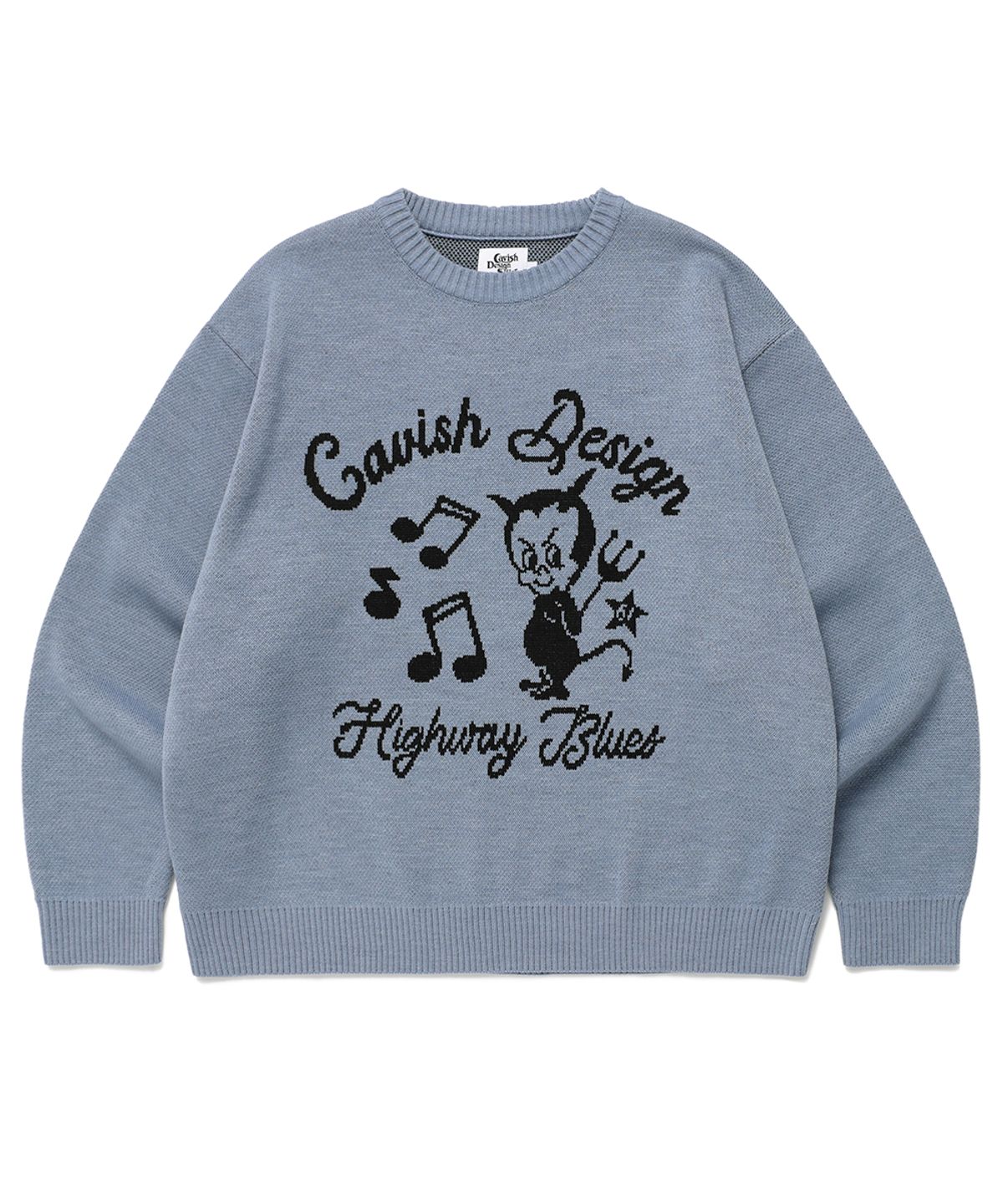 카비시(CAVISH) 61ROAD KNIT SWEATER BLUE(CV2ESUK600A)