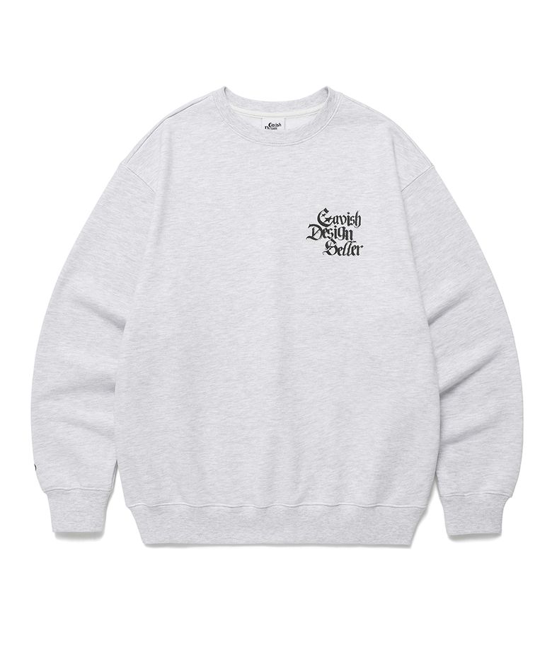 GOTHIC SELLER LOGO SWEATSHIRT LIGHT GREY(CV2ESUM443A)