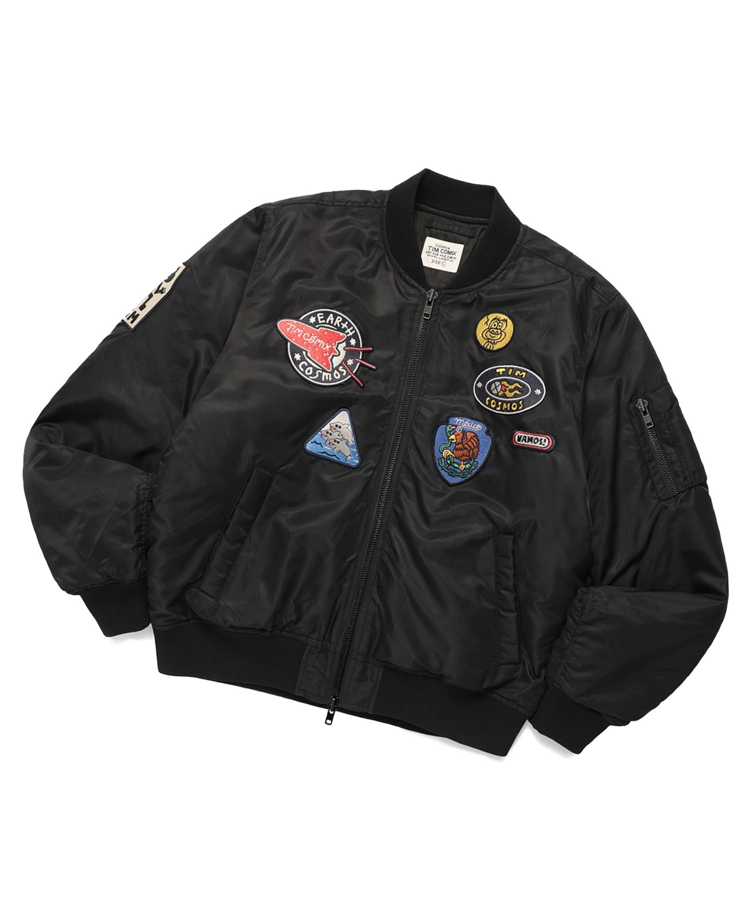 ジャケット [TIMCOMIX] TIM COSMOS PATCH MA-1 JACKET (2 color) TIMCOMIX] TIM COSMOS PATCH MA-1 JACKET (2 color) (TIMCOMIX