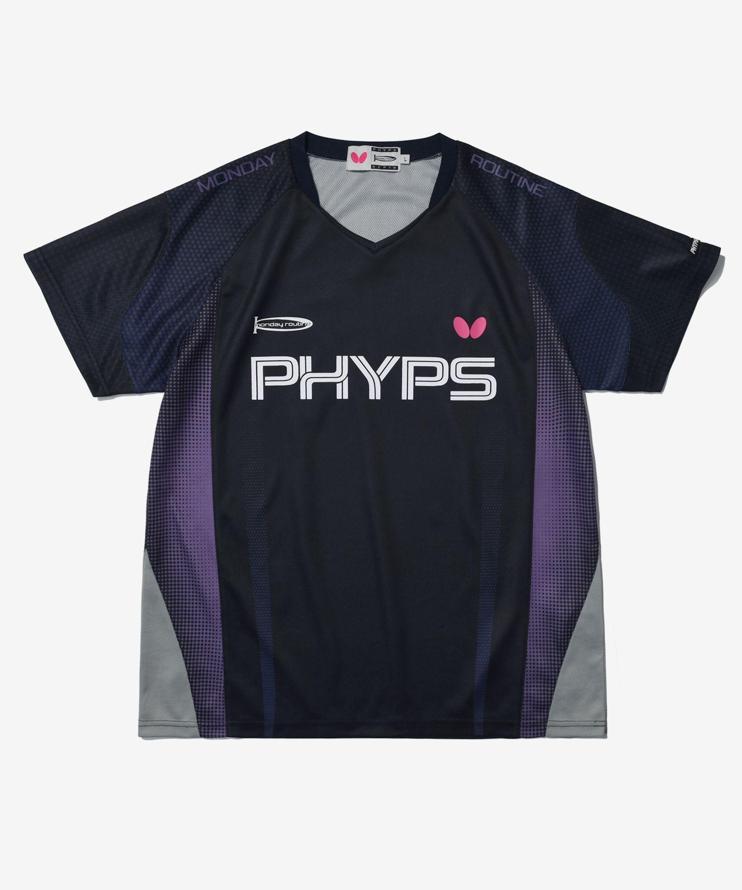 ★ Phyps Department★ PHYPS x BUTTERFLY V-Neck Sports Short MUSINSA | PHYPS [PHYPS x BUTTERFLY] V-neck sports short