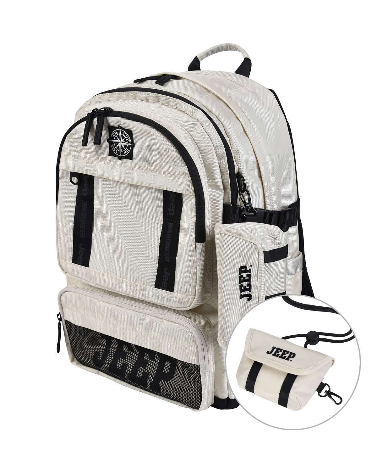 지프(JEEP) SG Webbing Backpack (JP0GAU003IV)