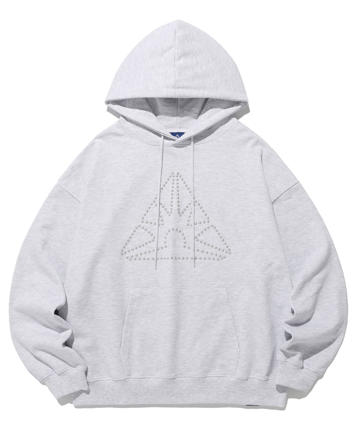 이스트쿤스트(ISTKUNST) SUNRISE STUD HOODIE_LIGHT GREY(IK2ESMM404A)