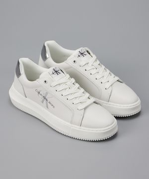 여 화이트실버 여성 말모 스니커즈 YW01224 YBR