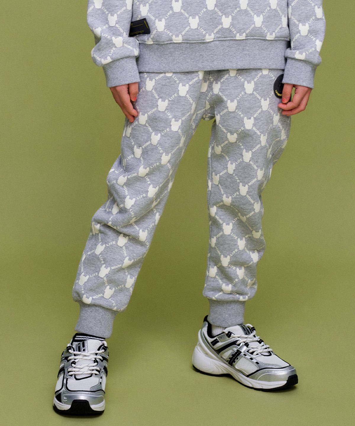 라이프워크 키즈(LIFEWORK KIDS) 키즈) 라도그램 패턴 뉴 조거팬츠