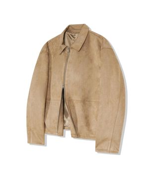 86-IRO134 세미다트 스타디움 스웨이드 자켓 카멜