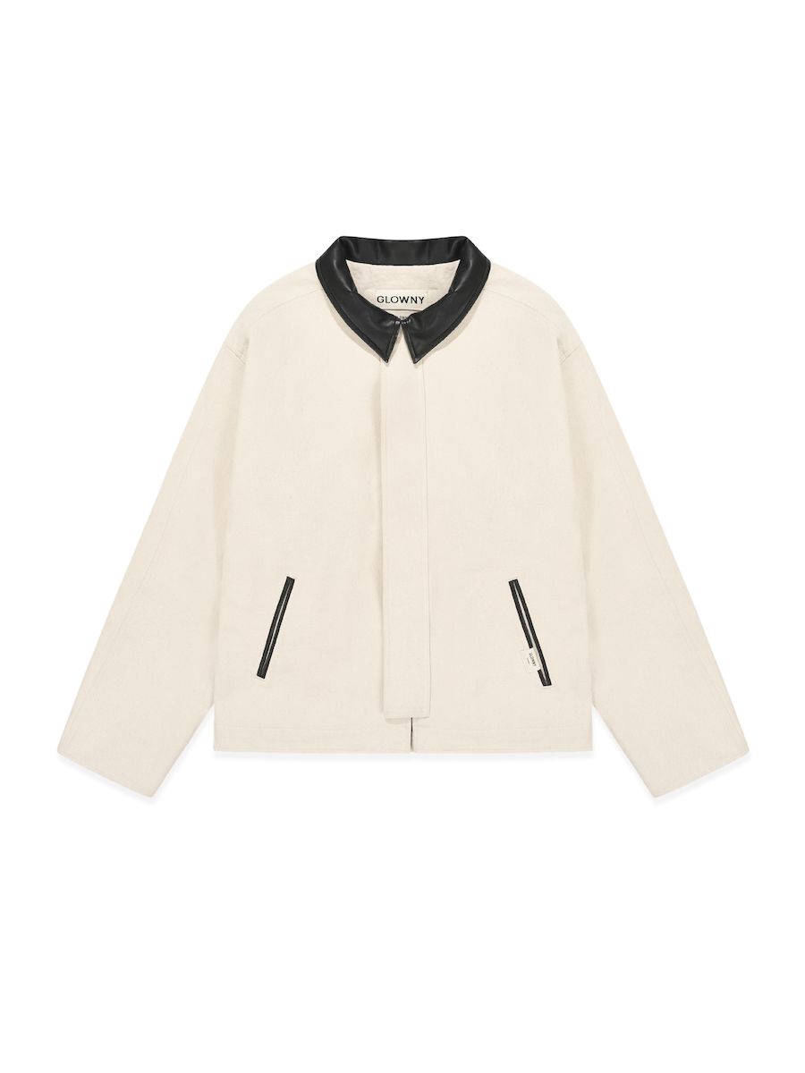 ★GLOWNY ★G CLASSIC COTTON TWILL JACKET MUSINSA | GLOWNY G CLASSIC COTTON TWILL JACKET (BEIGE)
