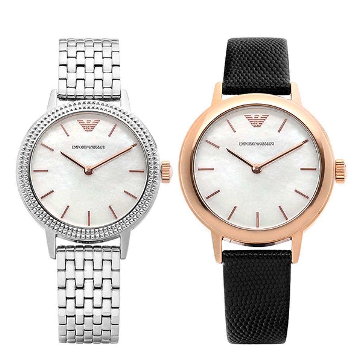엠포리오 아르마니(EMPORIO ARMANI) AR80020 인터체인지에이블 여성 메탈시계