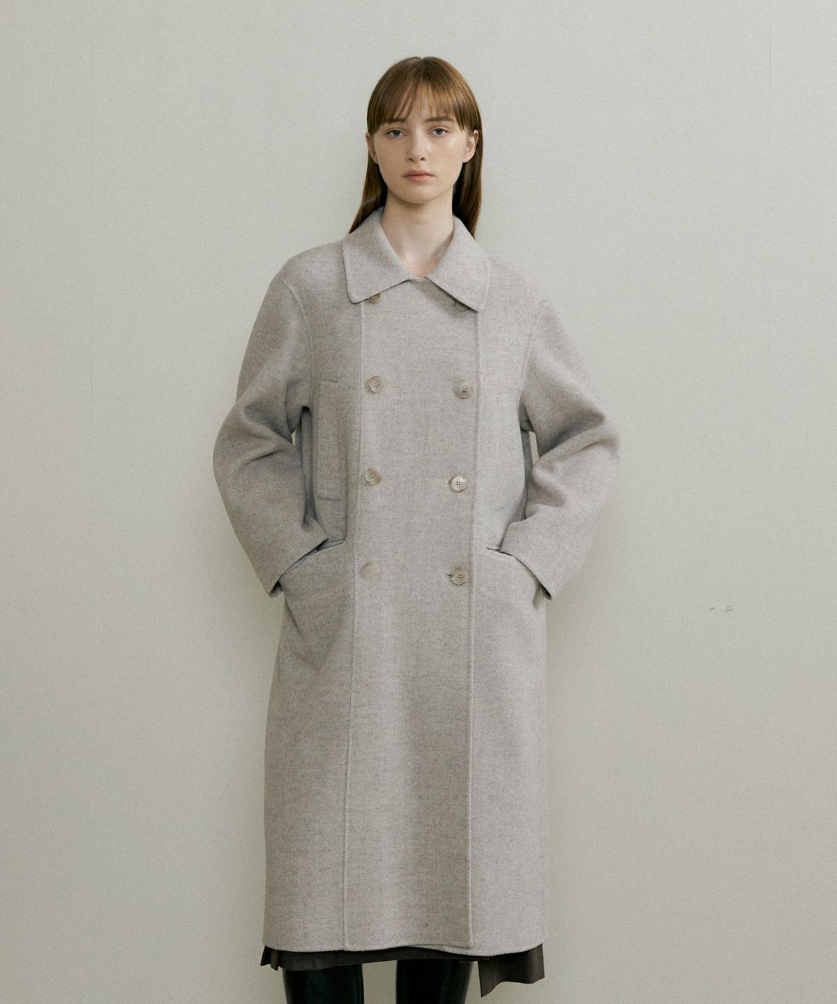 더페니(THE PENNY) DOUBLE BUTTON COAT