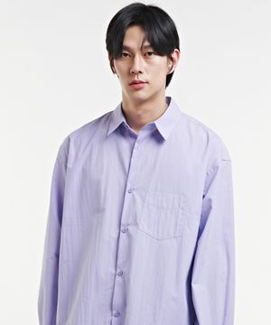 코튼/나일론 에센셜 셔츠 (퍼플)