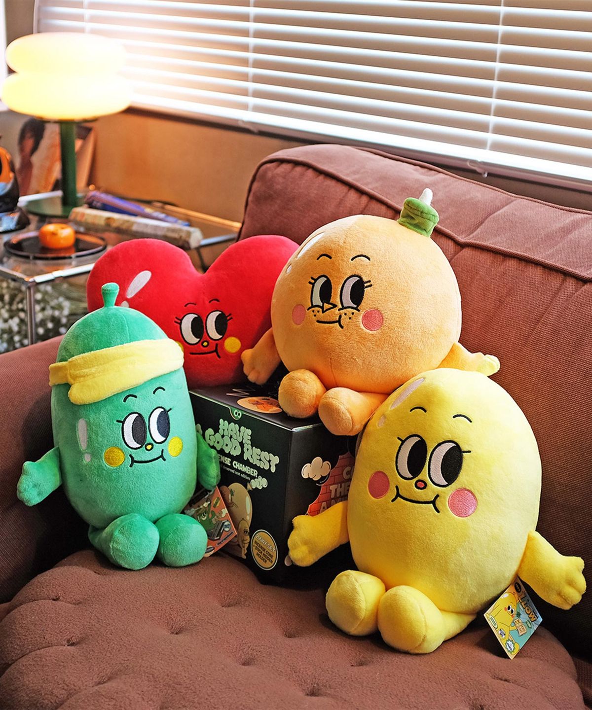 벌룬프렌즈(BALLOON FRIENDS) 벌룬프렌즈 25cm 캐릭터인형 (에드/린/로우/렌지)