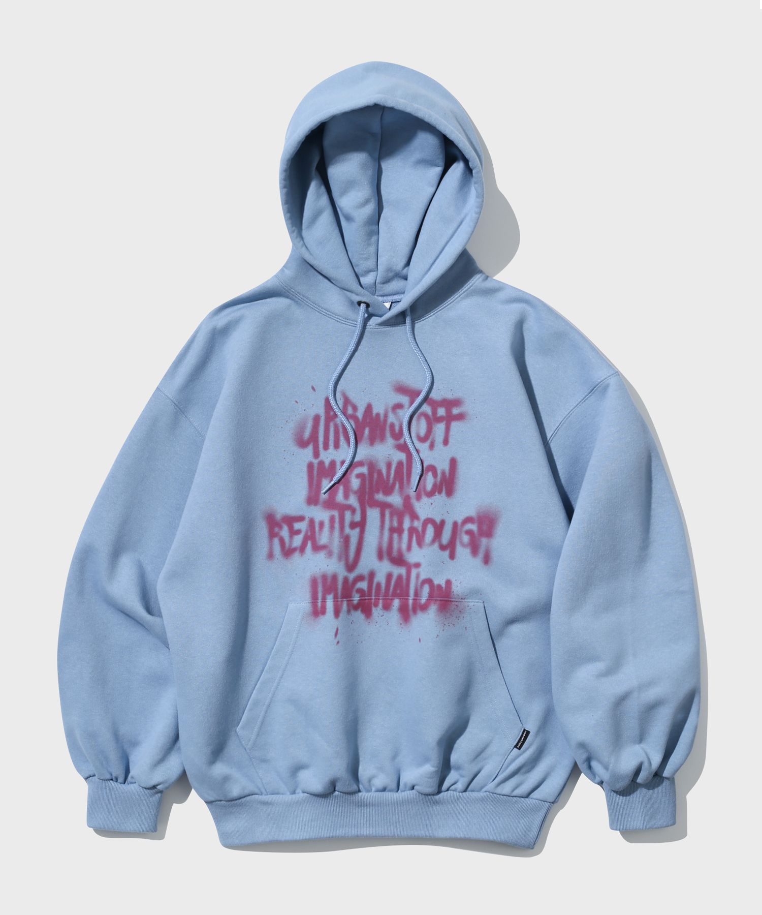URBANSTOFF ユニセックス Scribble Paint フーディー PB MUSINSA | URBANSTOFF Scrubble Paint Hoodie (Powder Blue)