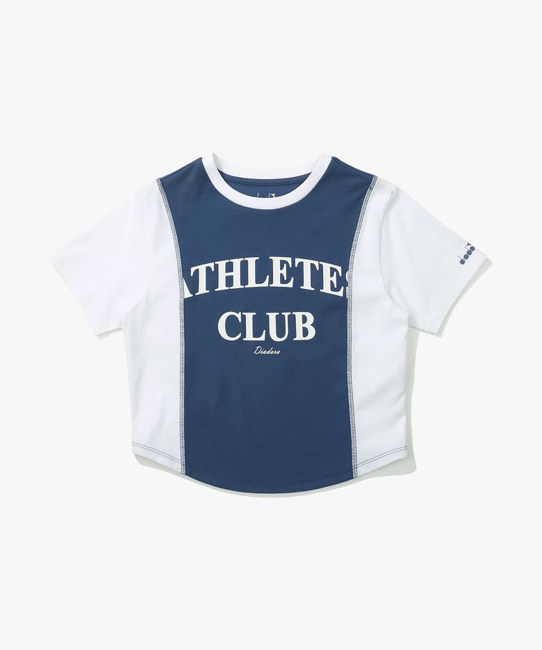 크래프트 블럭 티셔츠 NAVY