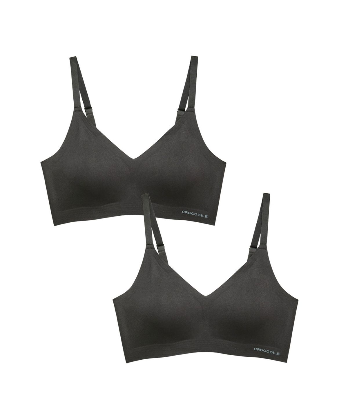 크로커다일 이너웨어(CROCODILE INNERWEAR) [2PACK] 모달 후크형 심리스 브라