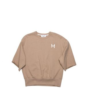 246 MARS M LOGO SWEATSHIRT_SAND BROWN