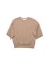 246 MARS BACK LOGO SWEATSHIRT_SAND BROWN