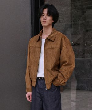 페이크 스웨이드 블루종 자켓_2Color