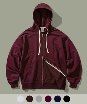 플로우 텐더 투웨이 후드집업 버건디 KHHD1440