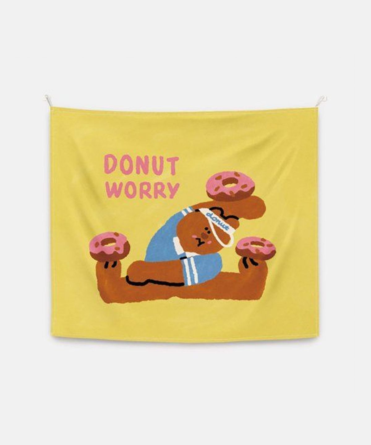 뚜누(TOUNOU) 김잼 작가, Donut worry 패브릭 포스터