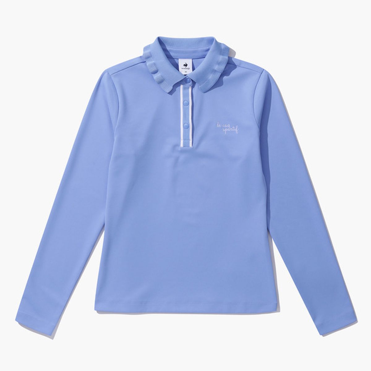 르꼬끄 골프(LECOQ GOLF) 여성 프릴장식 카라 티셔츠 (GP122LTL12)