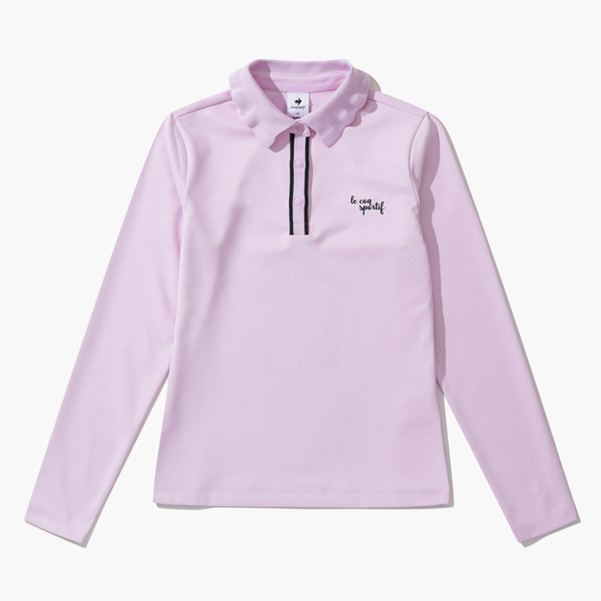 르꼬끄 골프(LECOQ GOLF) 여성 프릴장식 카라 티셔츠 (GP122LTL12)