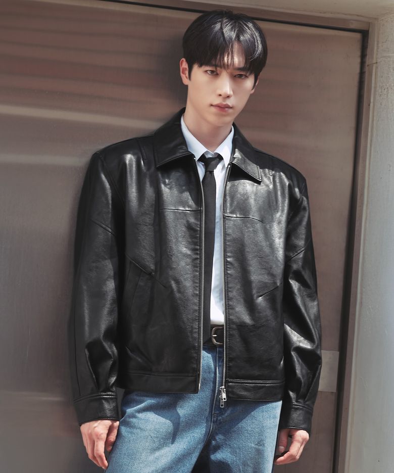 [서강준PICK] 인시전 레더 블루종 자켓 [BLACK]