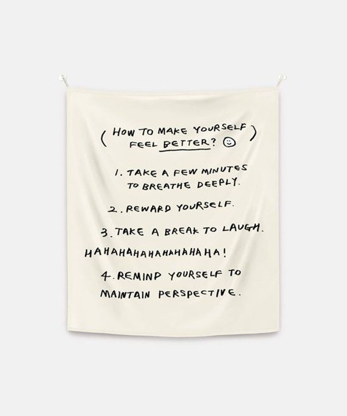 뚜누(TOUNOU) Wan 작가, how to make yourself feel better 패브릭 포스터