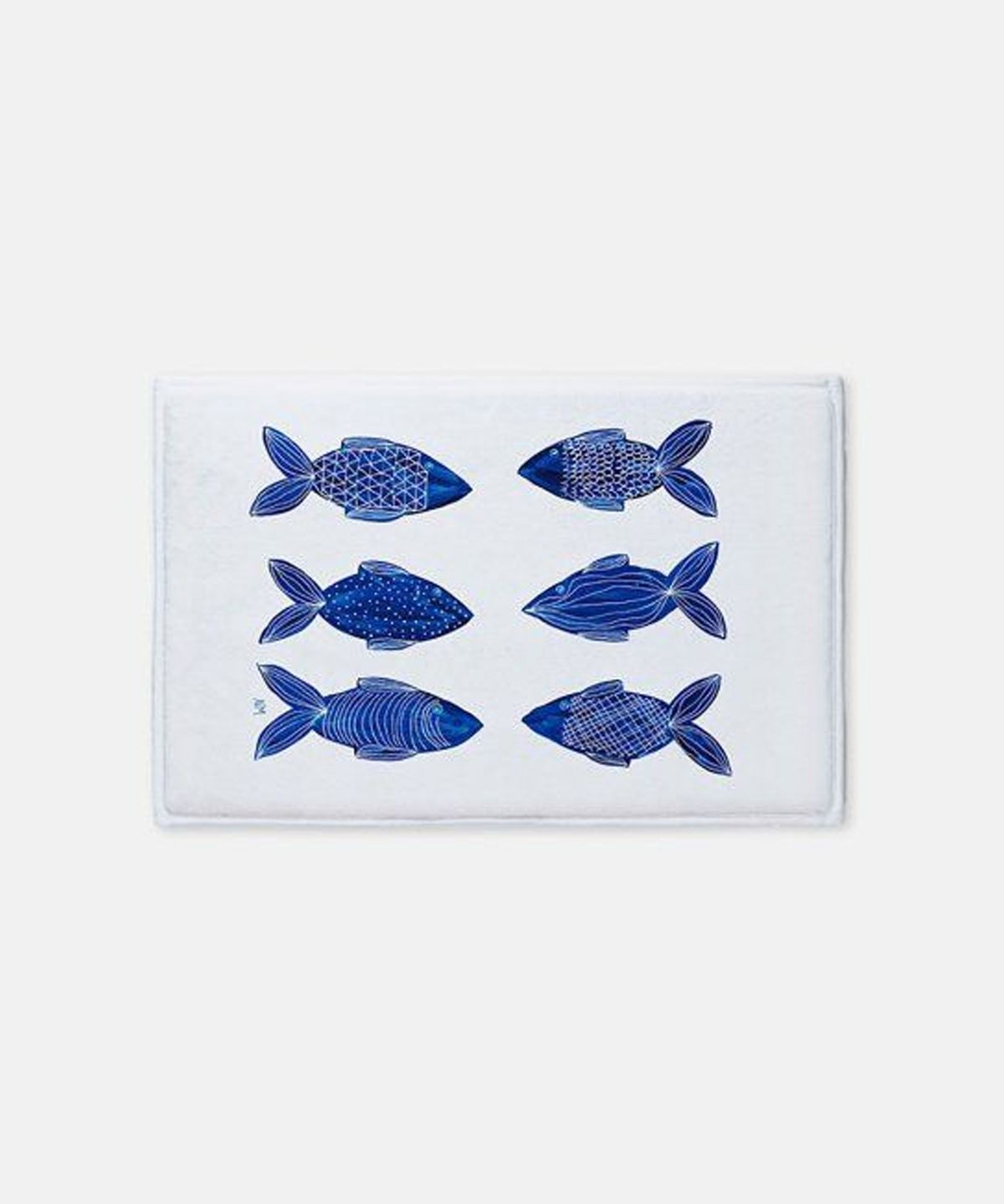 뚜누(TOUNOU) 낸시 맥키 작가, Six blue fish 발매트