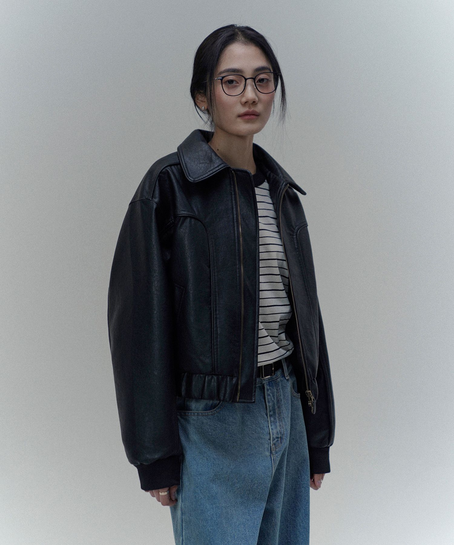 【再販なし】ORO Buffing leather piping blouson 再販なし】ORO Buffing leather piping blouson 再販なし】ORO