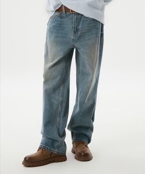 Wide Denim Pants (M) / WHTJG2311M