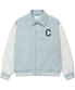 C 로고 카라 바시티 자켓 민트
