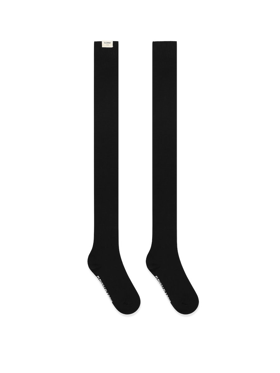 【GLOWNY】韓国人気新作★ EVERYDAY KNEE HIGH SOCKS GLOWNY Everyday Knee High Socks - Gray | International Store