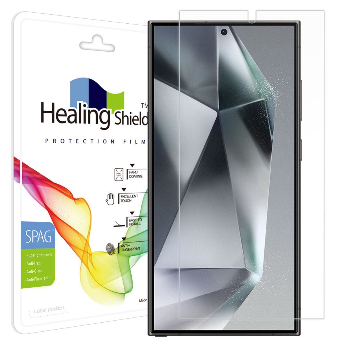 힐링쉴드(HEALINGSHIELD) 갤럭시S24 울트라 슈페리어 저반사 액정 보호필름 1매