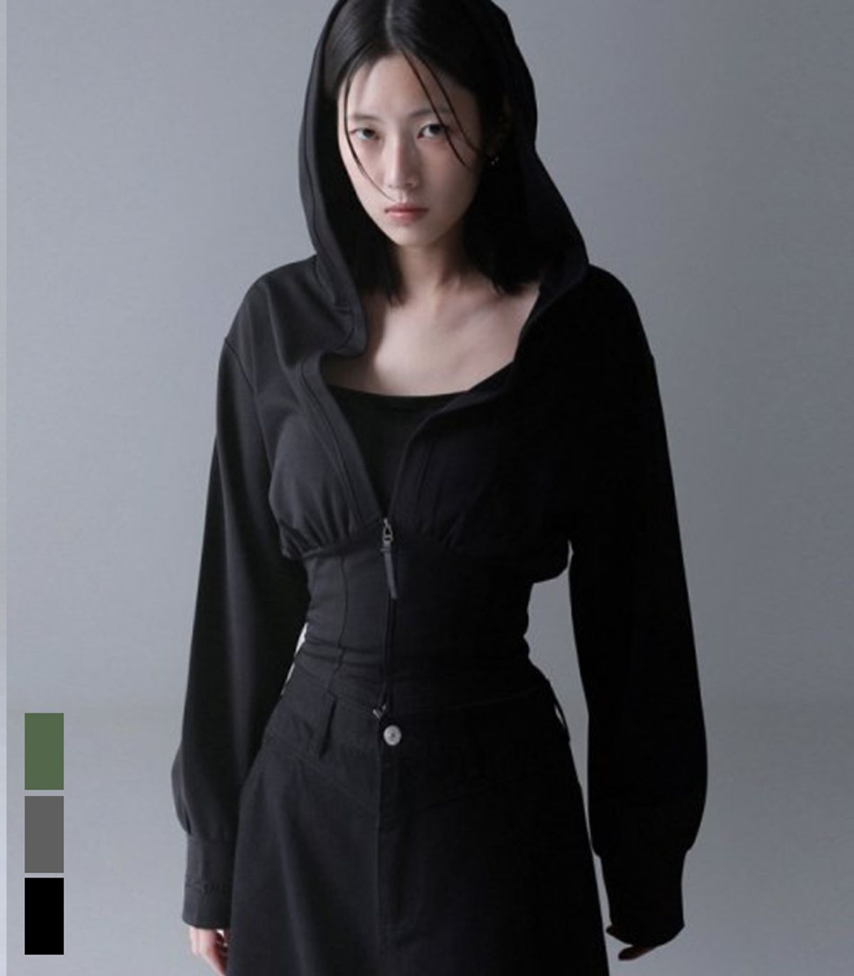 어반드레스(AVANDRESS) Tock Hooded Zip-up - 3COL