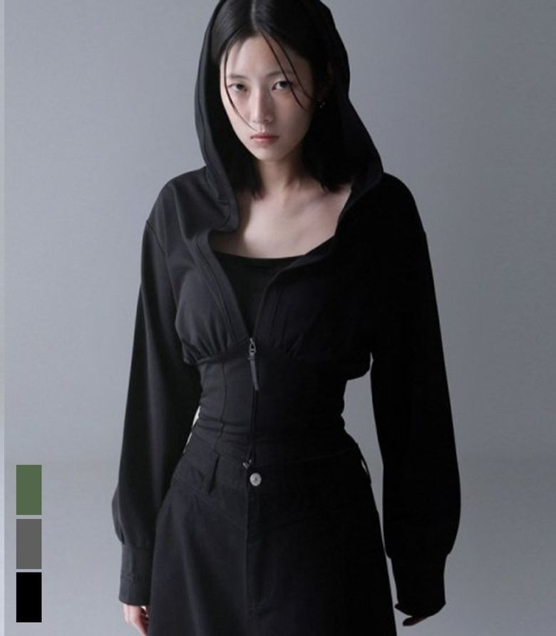 Tock Hooded Zip-up - 3COL