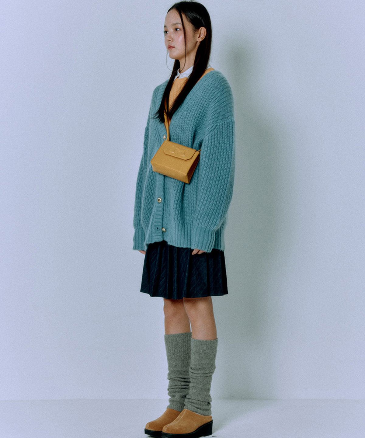 메종246(MAISON246) MUMU CROSS BAG MUSTARD
