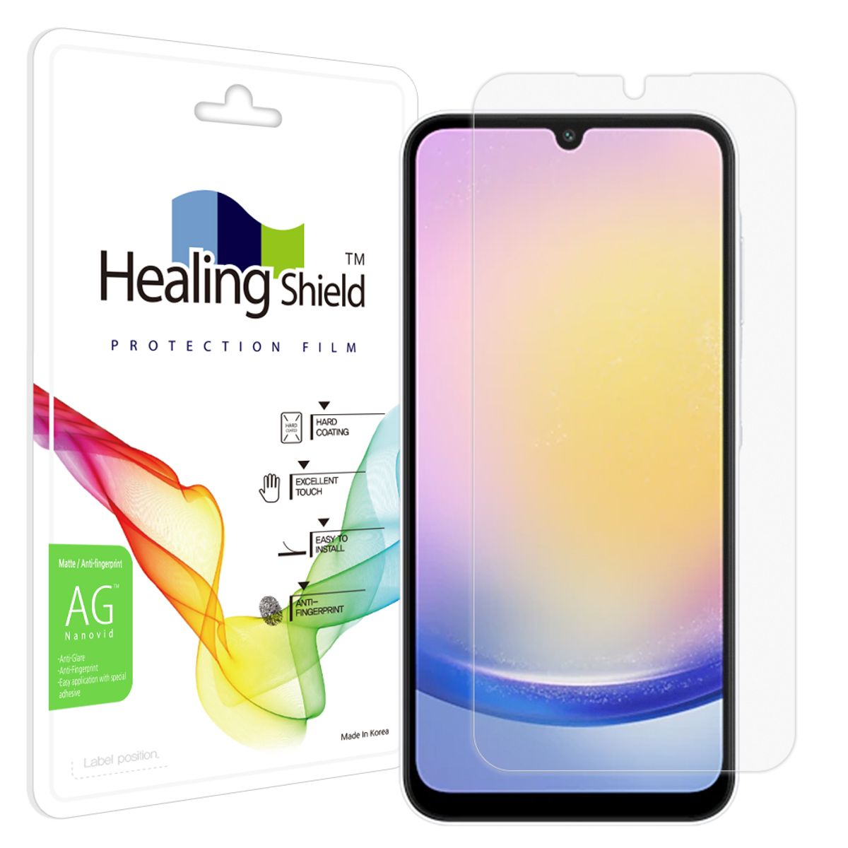 힐링쉴드(HEALINGSHIELD) 갤럭시 A25 5G 저반사 액정보호필름 1매