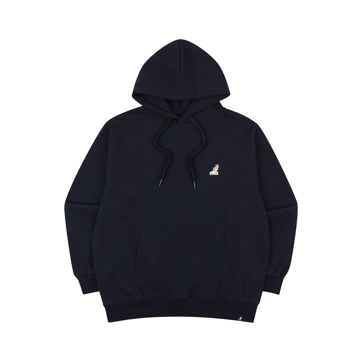 캉골(KANGOL) 로고 패치 후디 5144 네이비