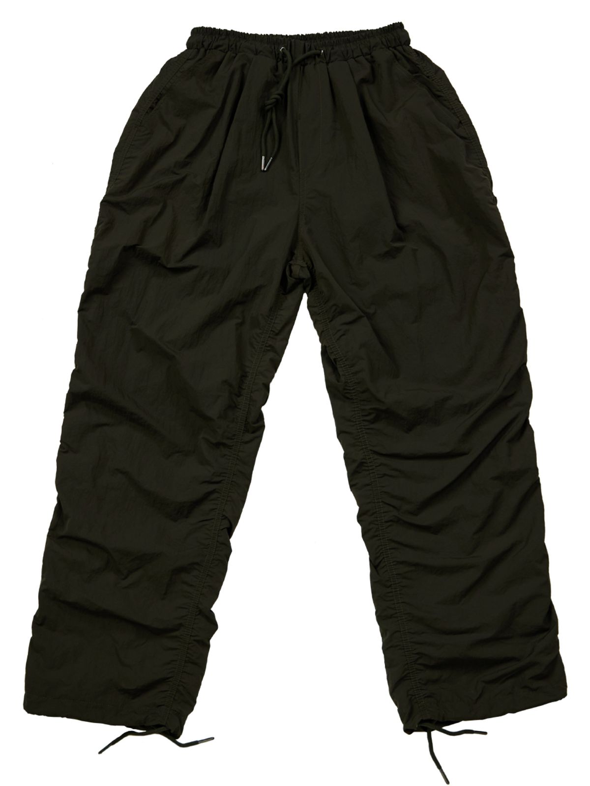 장진석(JANGJINSEOK) 나일론 셔링 팬츠 (KHAKI)