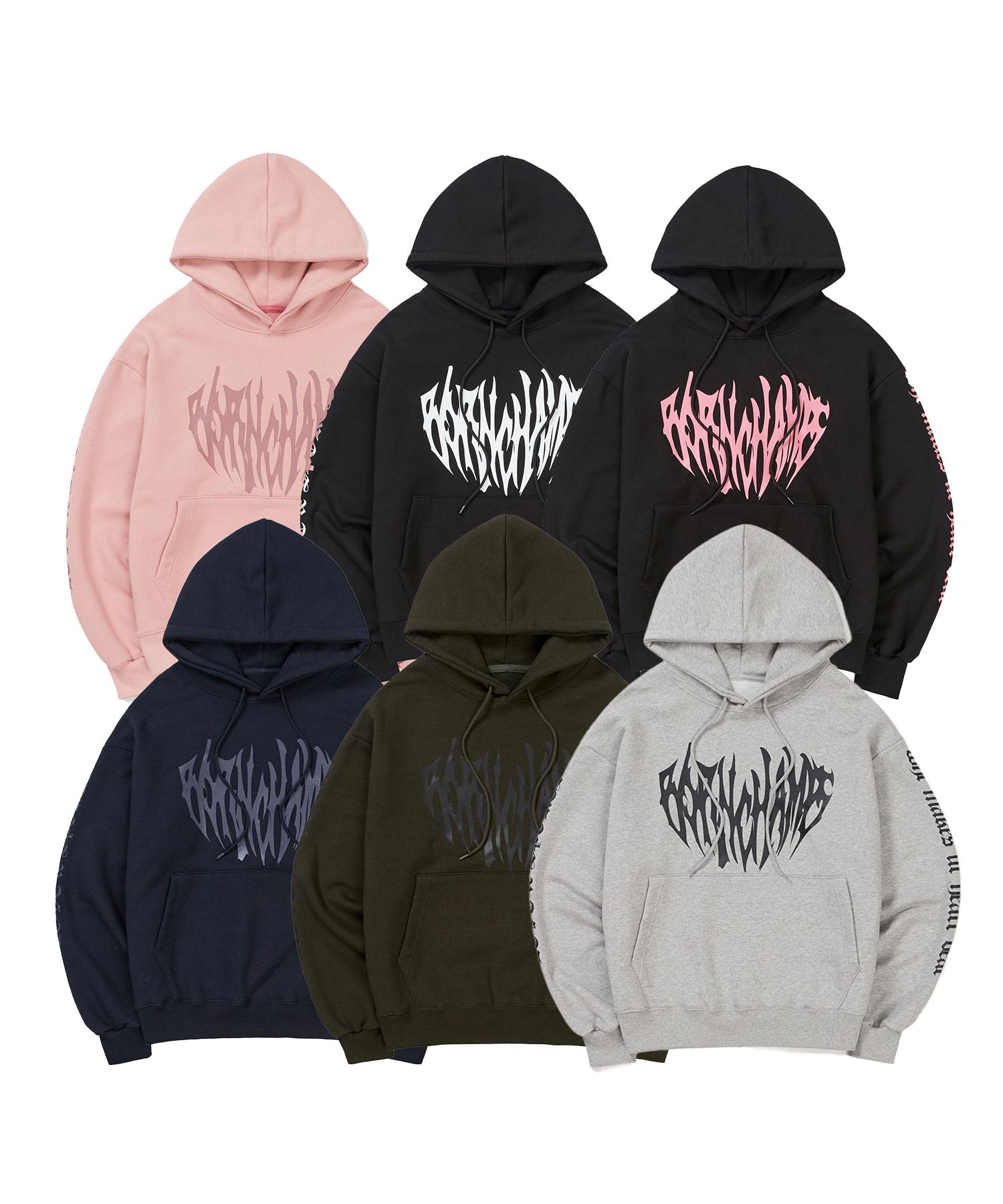 パーカー・フーディ [BORN CHAMPS] HEART TRIBAL LOGO HOODIE B24ST01 6 COLORS MUSINSA | BORN CHAMPS [6 Colors] Heart Tribal Logo Hooded T