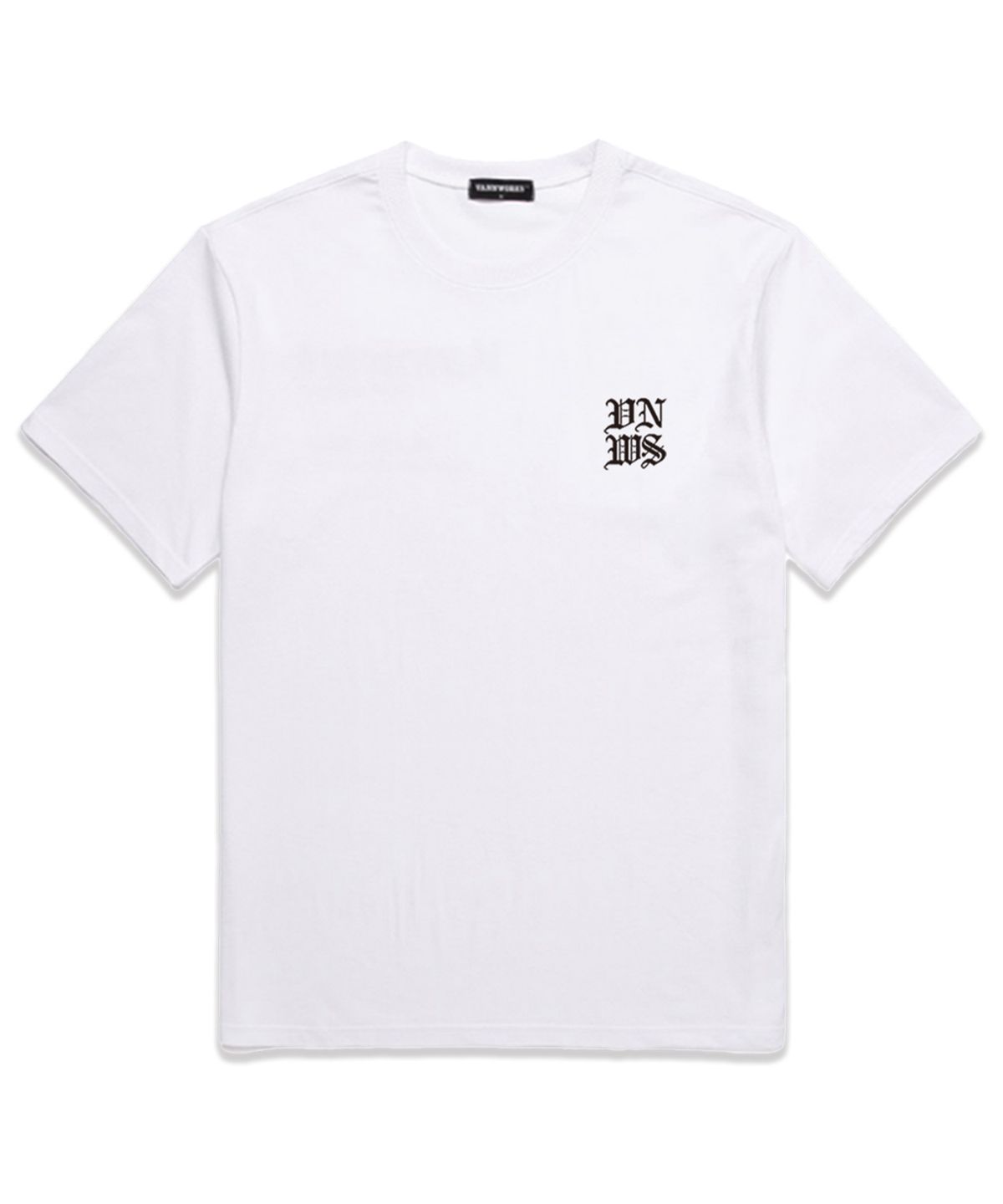 밴웍스(VANNWORKS) VNWS ARAB LOGO 오버핏 반팔 티셔츠 (VS0076) 화이트