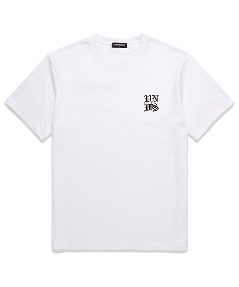 VNWS ARAB LOGO 오버핏 반팔 티셔츠 (VS0076) 화이트