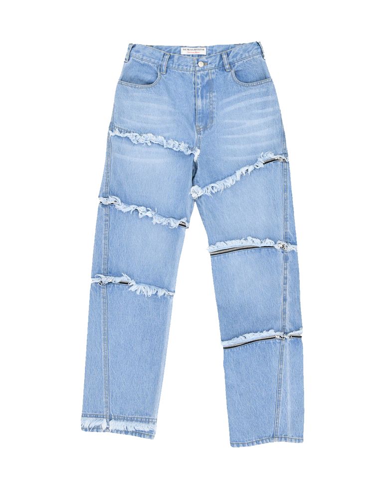 ZIPPER JEAN (BLUE)