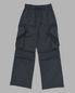 HEART SPRAYED POCKET NYLON PANTS (CHARCOAL)