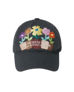 FIVE FLOWER POT BALL CAP (CHARCOAL)