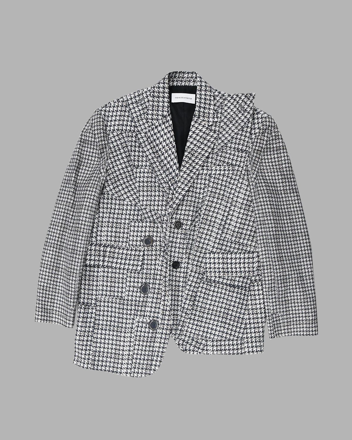 더뮤지엄비지터(THEMUSEUMVISITOR) CHECK PRINTED FOLDABLE JACKET (CHECK)