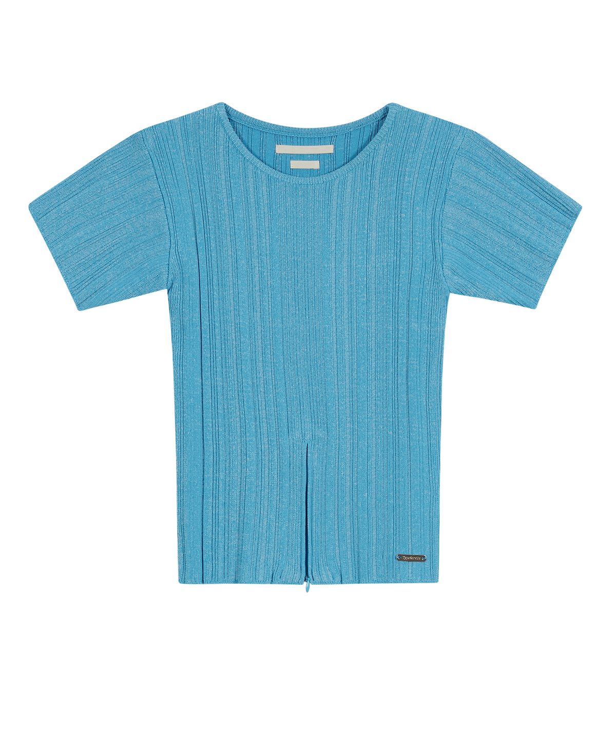 타입서비스(TYPESERVICE) Ribbed Bottom Slit Top [Blue]