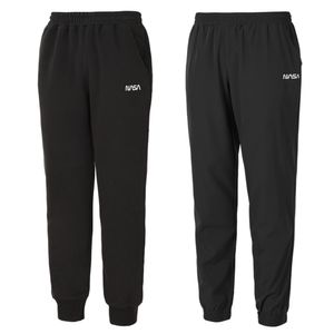 남녀공용 스웨트 조거팬츠+우븐 조거팬츠  2종 세트 [블랙]