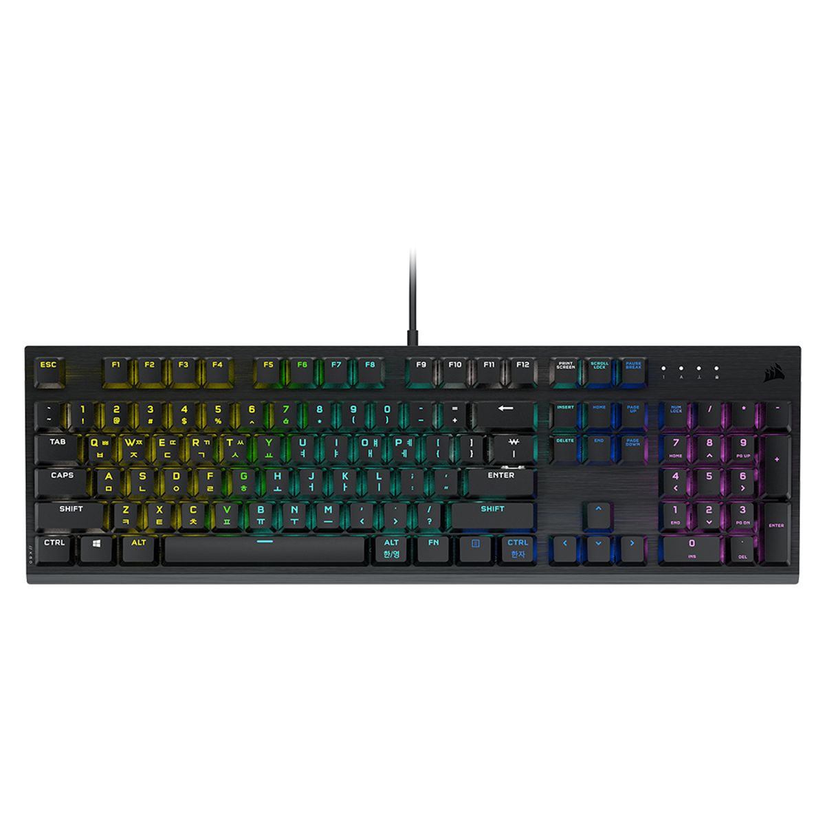 커세어(CORSAIR) K60 RGB PRO LP 은축 게이밍 기계식 키보드