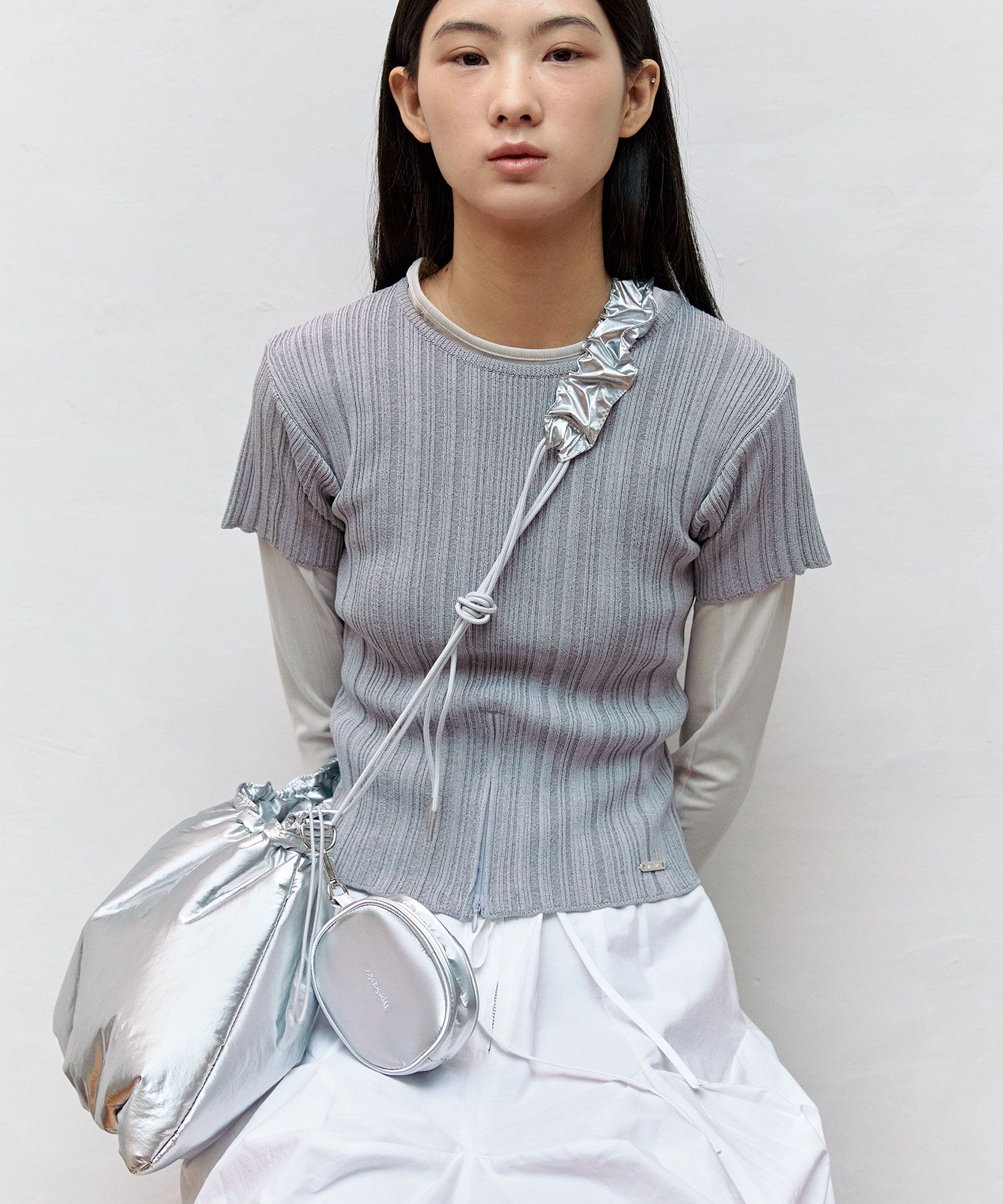 TYPESERVICE ♥ Glossy Shirring Hobo Bag/追跡付 TYPESERVICE ♥ Glossy Shirring Hobo Bag/追跡付 (typeservice